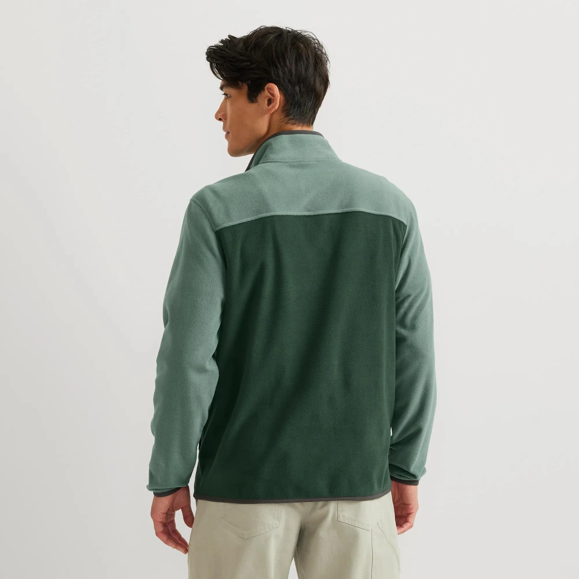 Men's Chutes Fleece Snap Mock Pullover - Image 4