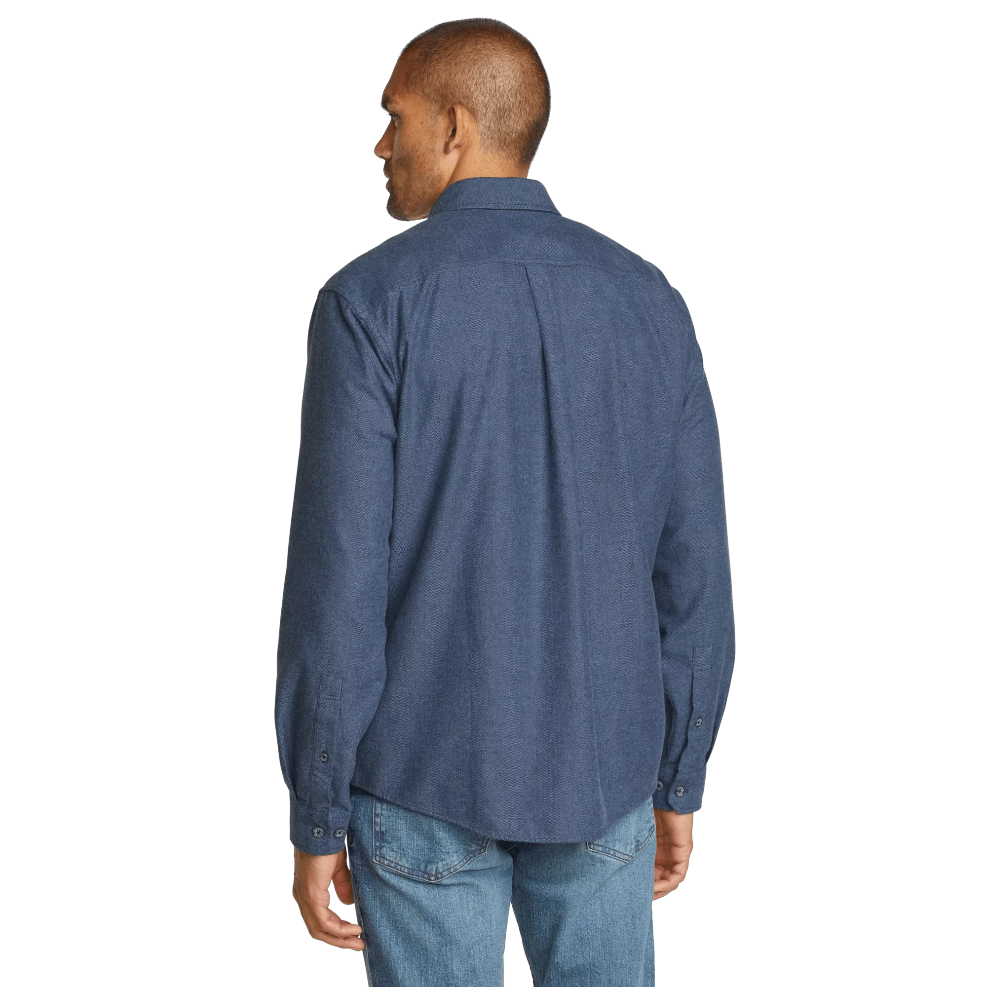 Men's Eddie's Favorite Flannel Classic Fit Shirt - Solid - Image 3