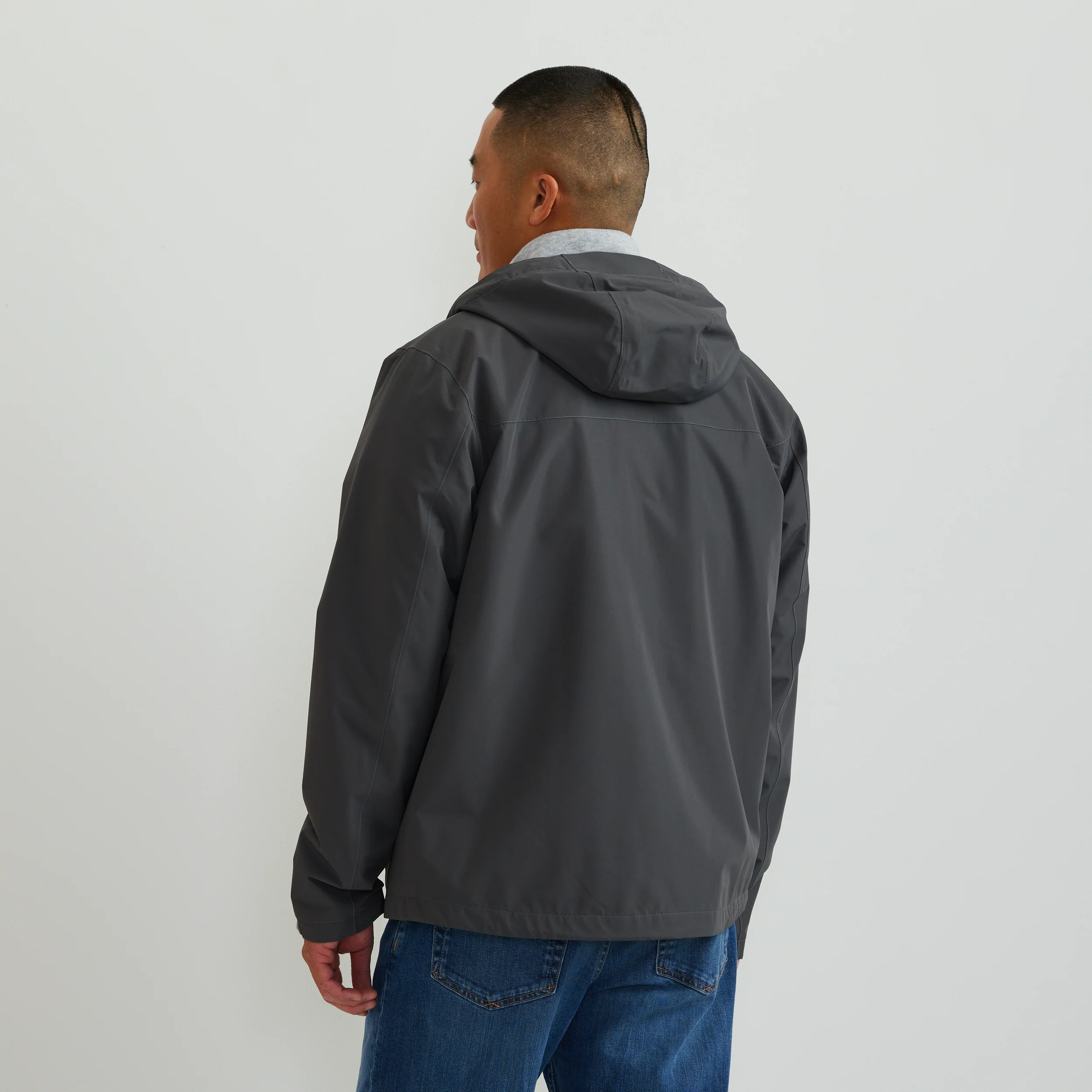 Men's Rain Trek Waterproof Packable Rain Jacket - Image 10