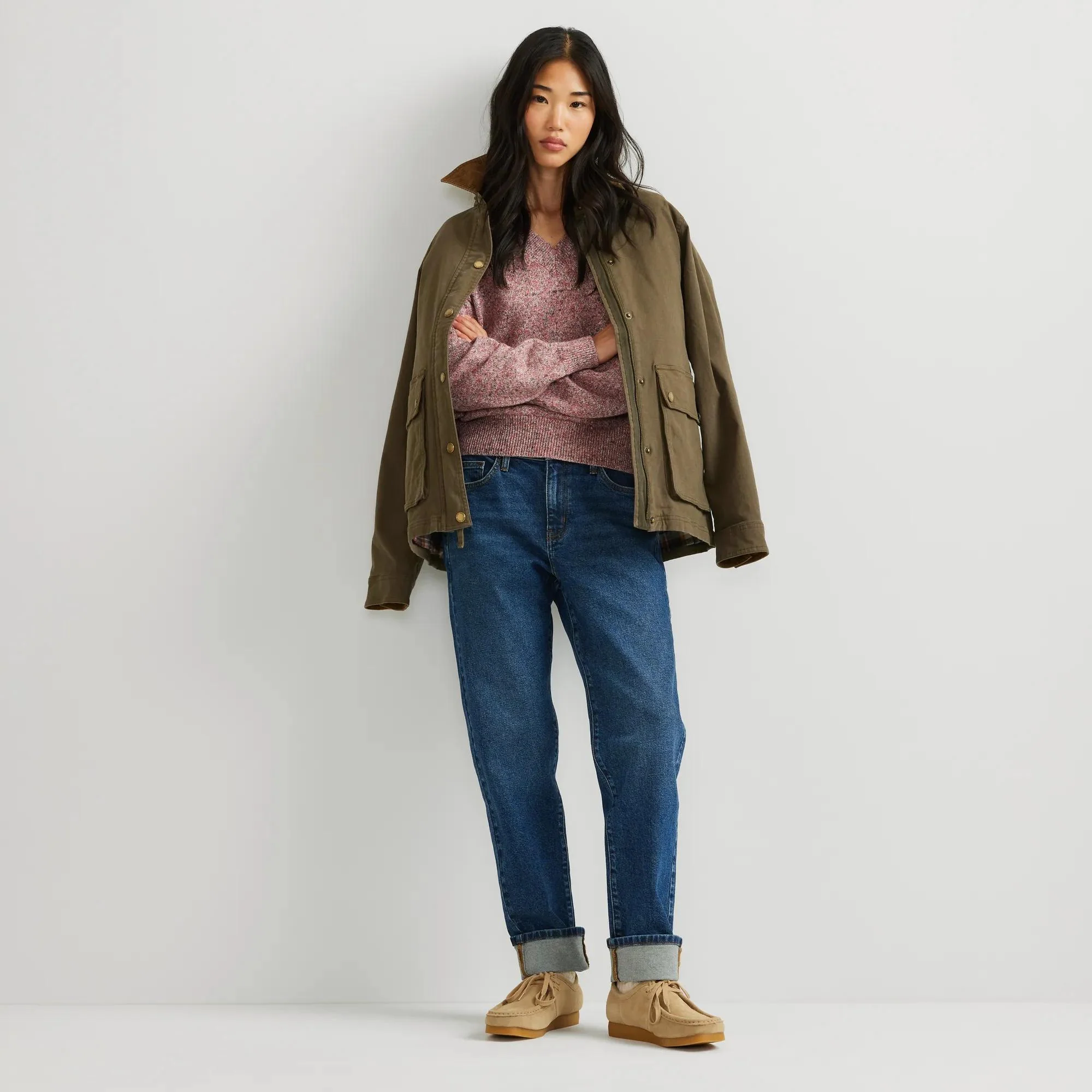 Women's Authentic 90s Boyfriend Relaxed Fit Jeans - Image 10