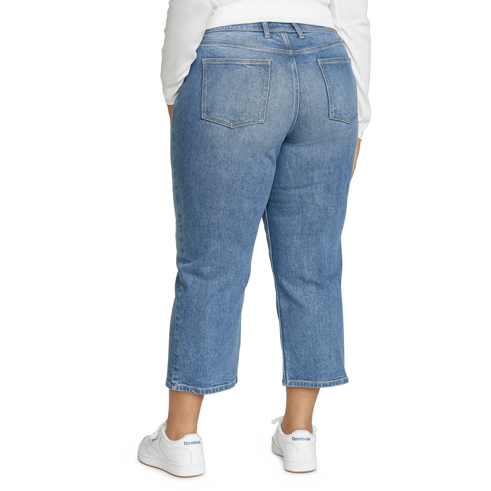 Women's Authentic Everyday High-Rise Cropped Jeans - Image 10