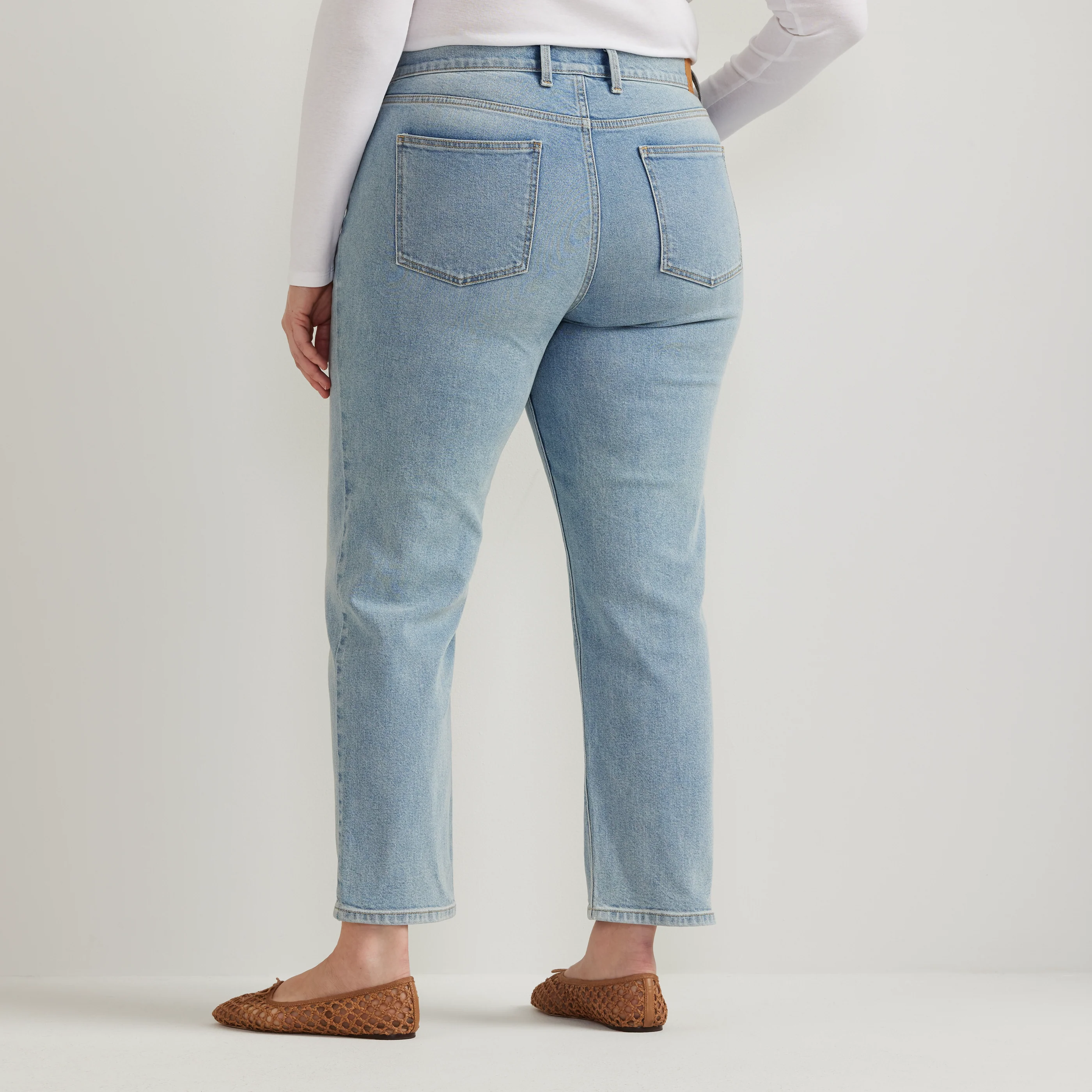 Women's Authentic High-Rise Straight Leg Jeans - Image 25