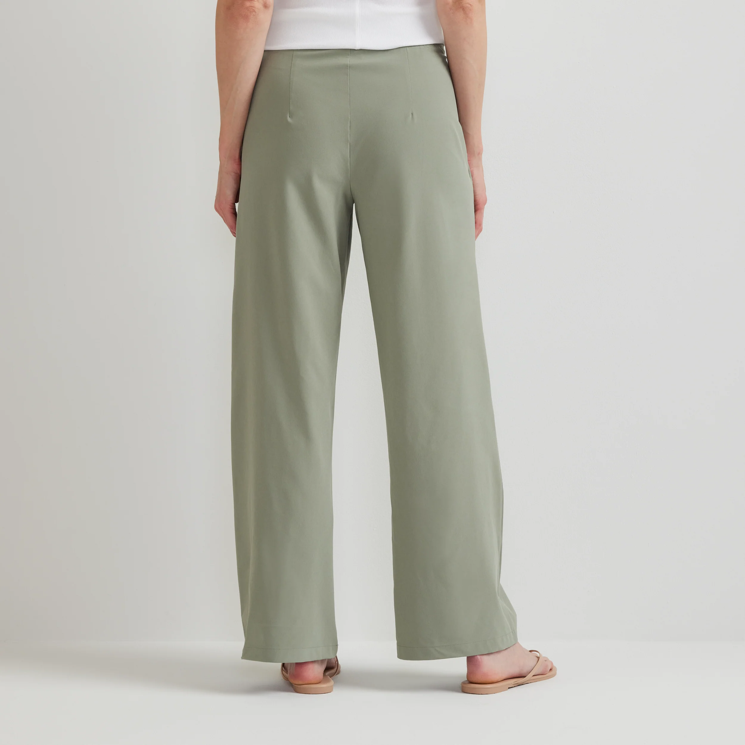 Women's Departure High-Rise Wide Leg Travel Pants - Image 14
