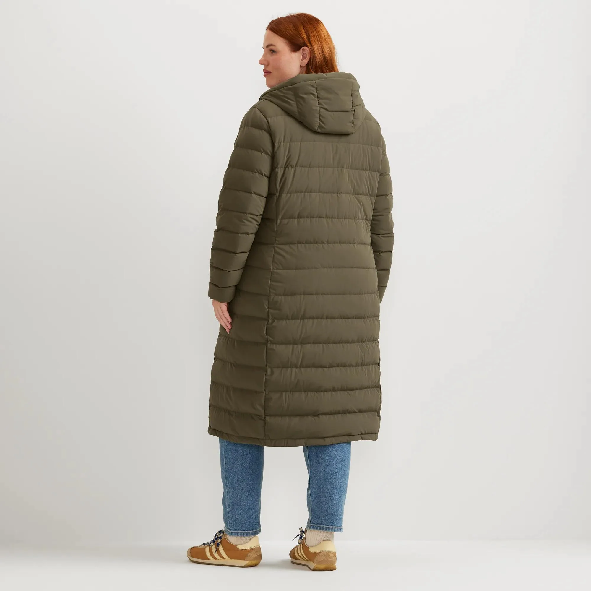 Women's EB Stretch Down Hooded Duffle Coat - Image 6