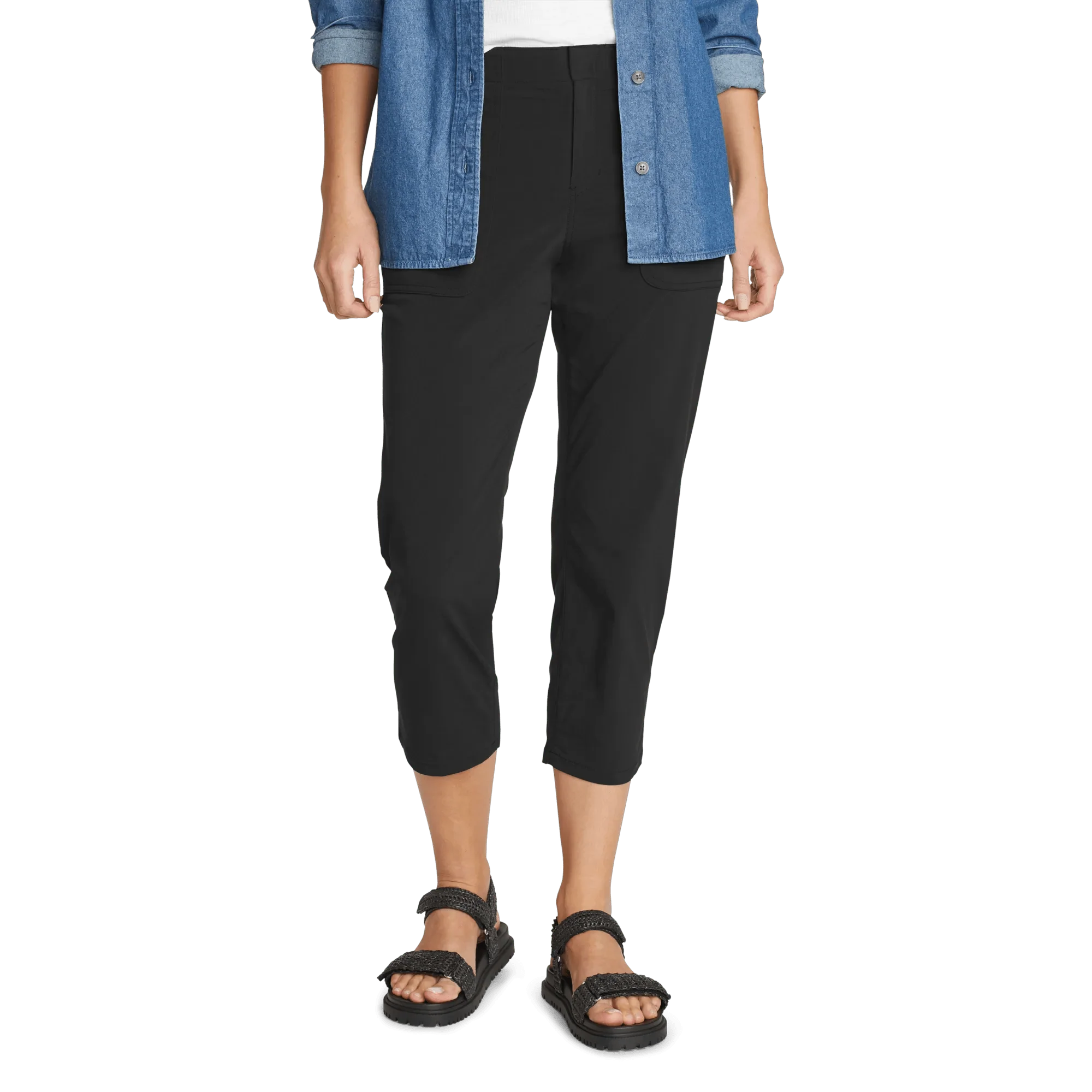 Women's Horizon High-Rise Straight Leg Cropped Pants - Image 5