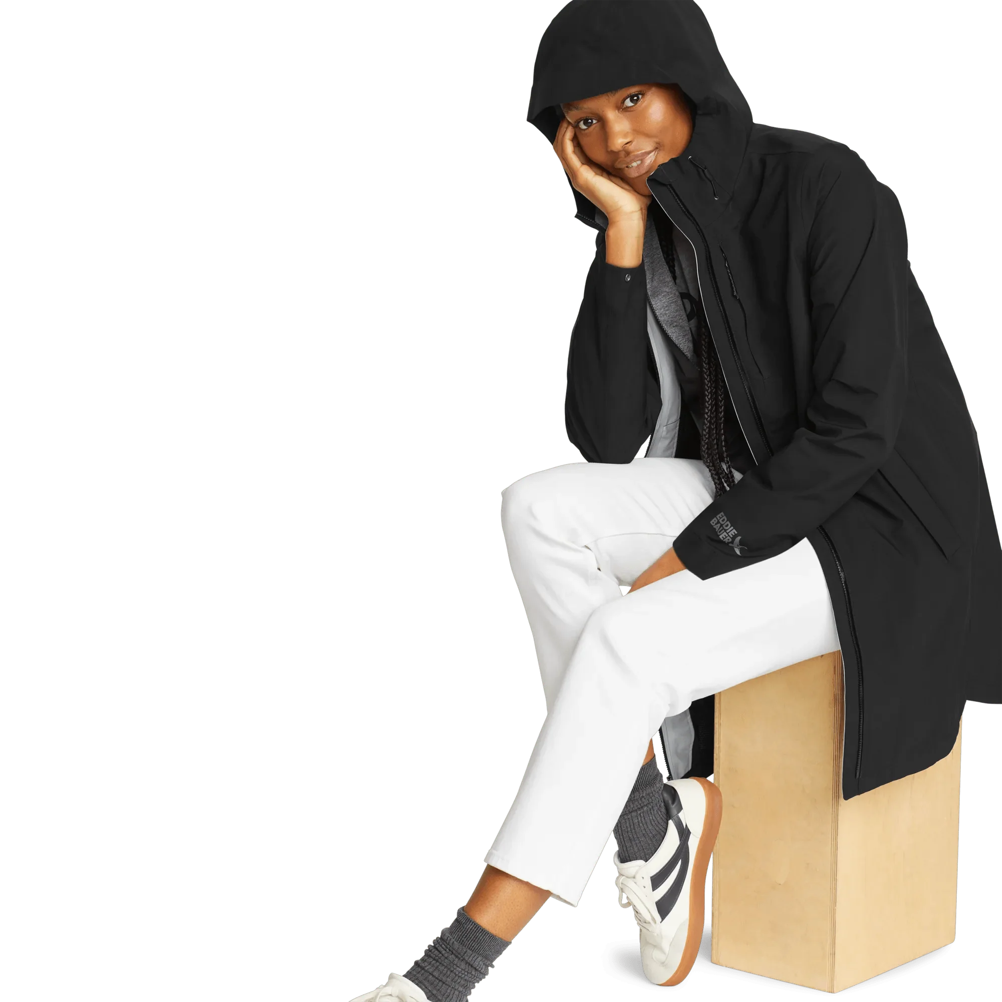 Women's Oscillate 3L Waterproof Trench Coat - Image 4