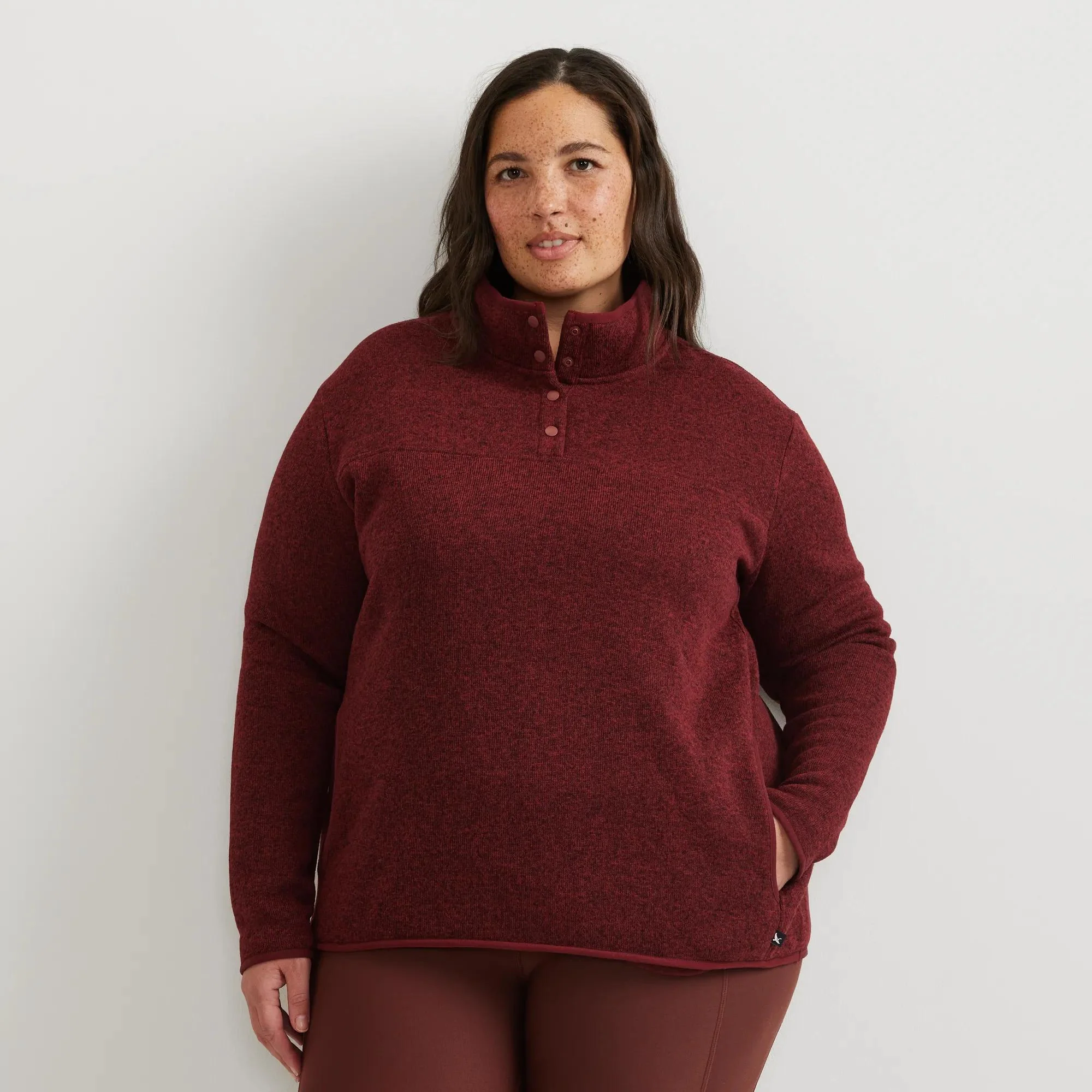 Women's Radiator Fleece 2.0 Snap Mock Pullover - Image 11