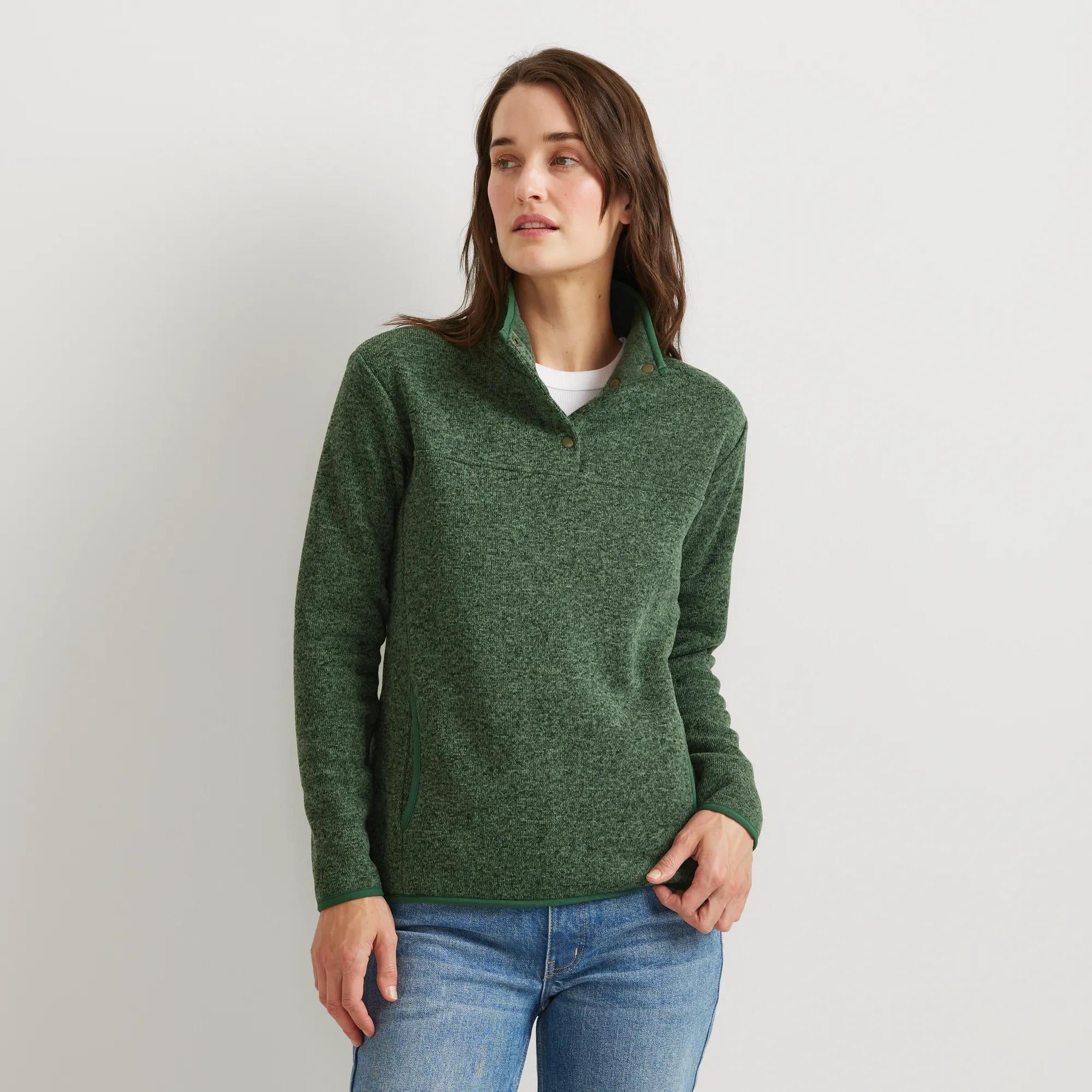 Women's Radiator Fleece 2.0 Snap Mock Pullover - Image 3
