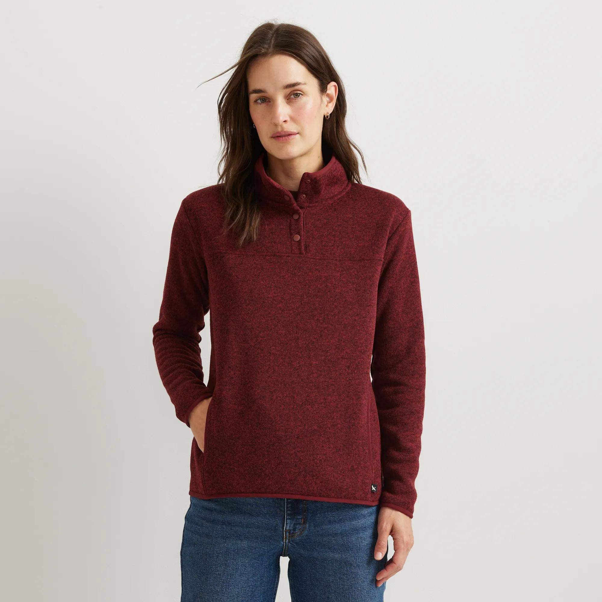 Women's Radiator Fleece 2.0 Snap Mock Pullover - Image 9
