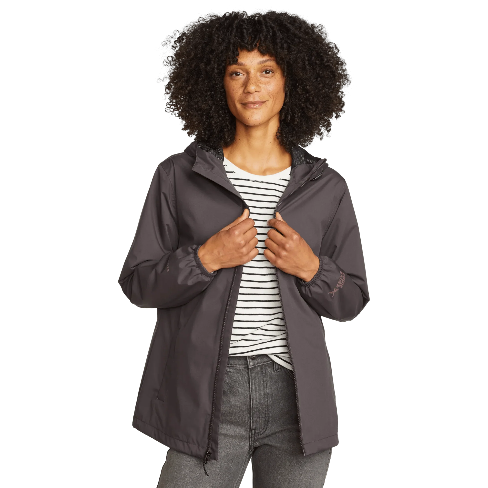 Women's Rainy Pass Water-Repellent Hooded Jacket - Image 6