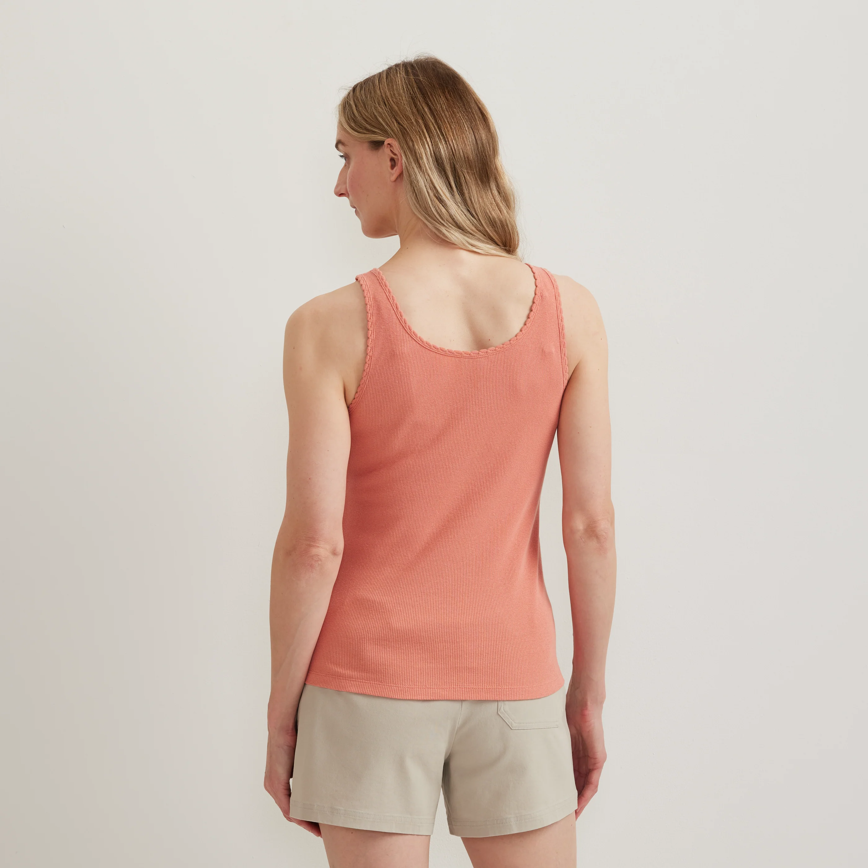 Women's Ribbed Henley Tank - Image 8