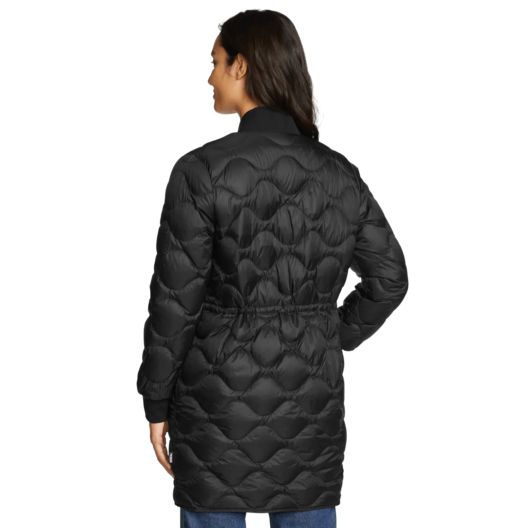 Women's Shaw Long Down Bomber Jacket - Image 3