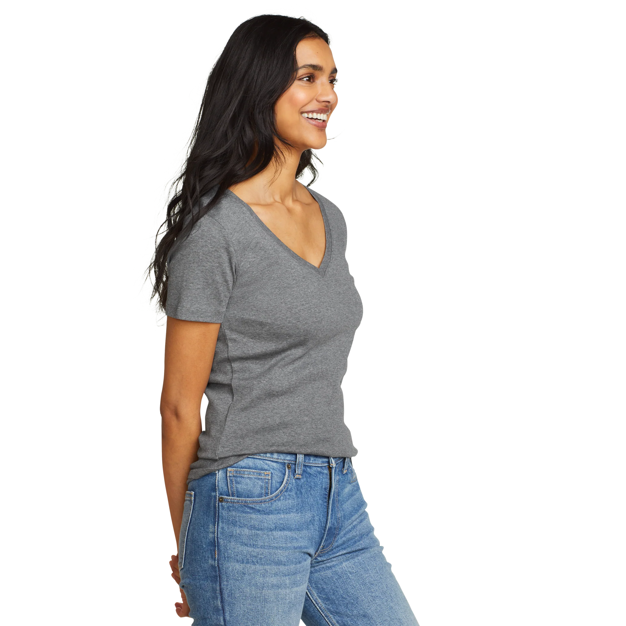 Women's Fav Short-Sleeve V-Neck T-Shirt - Image 13