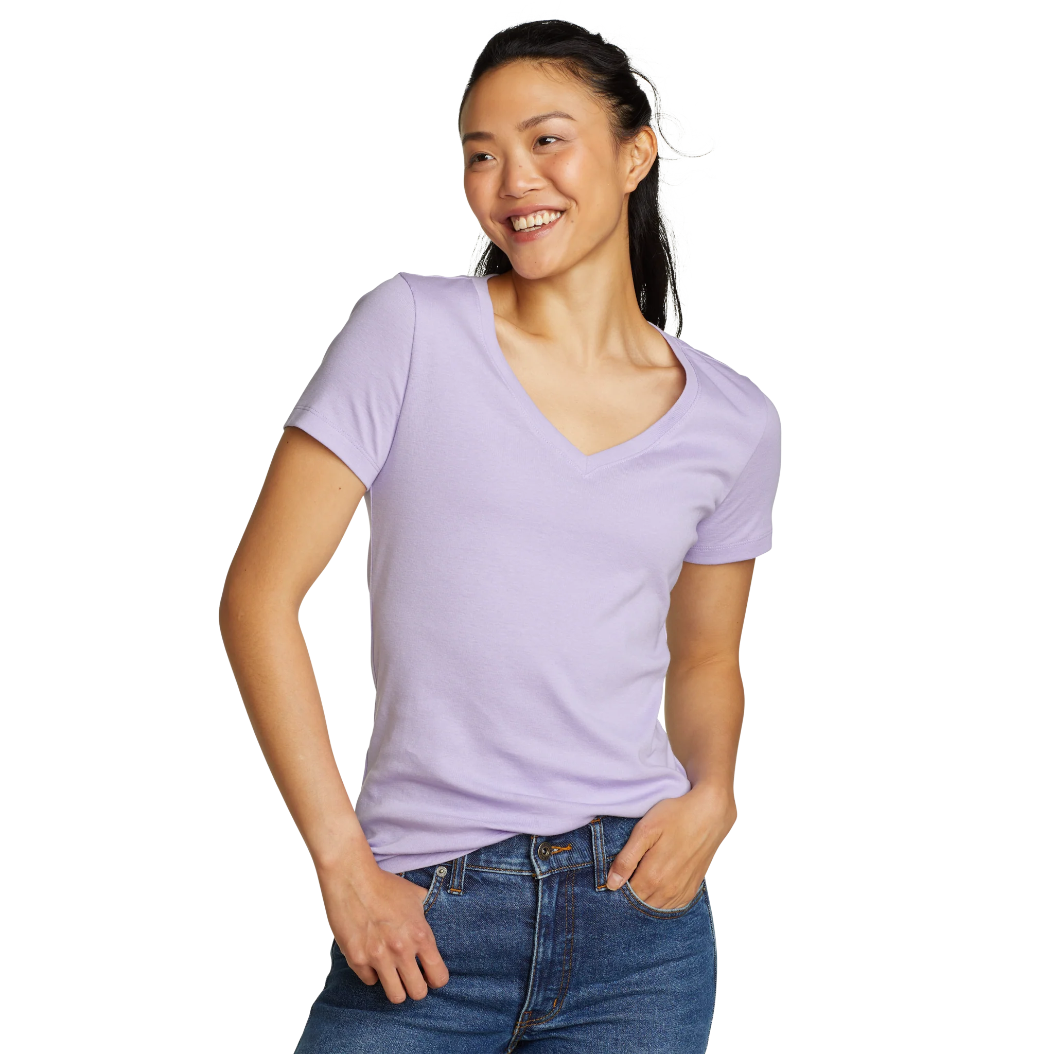 Women's Fav Short-Sleeve V-Neck T-Shirt - Image 14