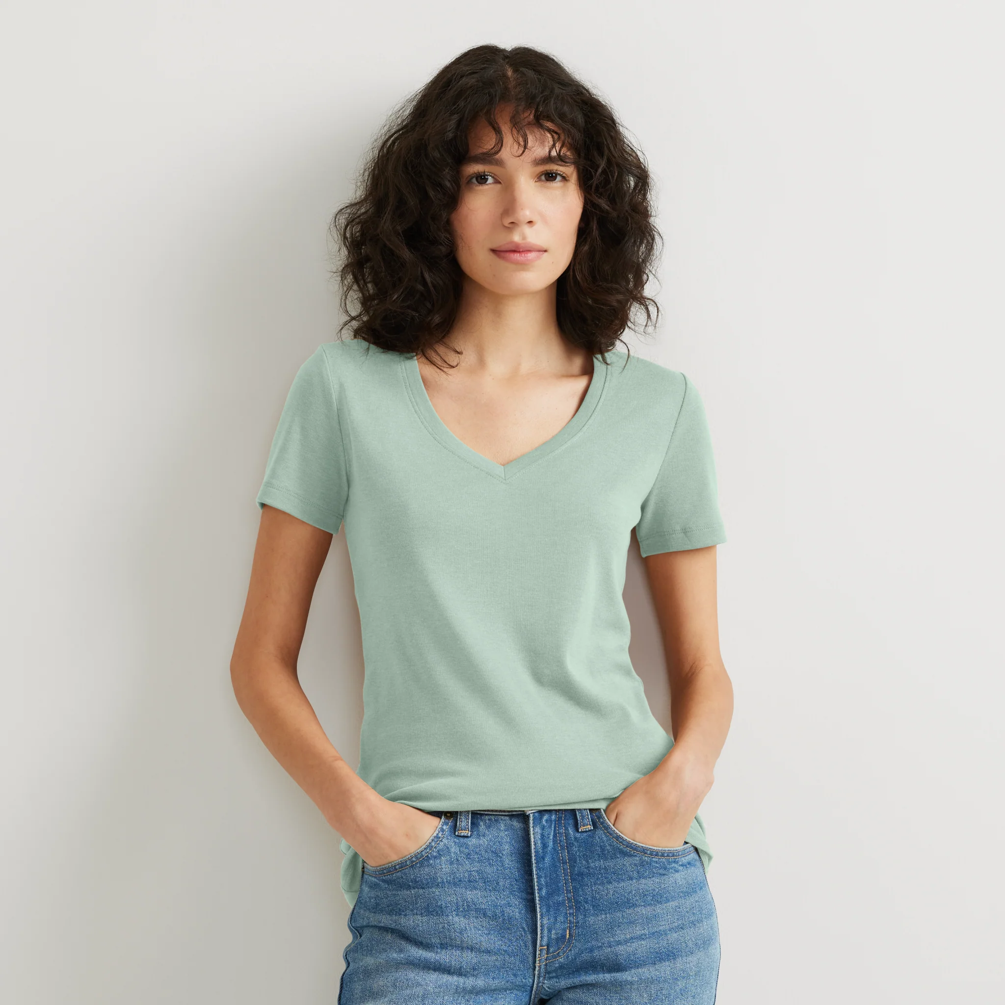 Women's Fav Short-Sleeve V-Neck T-Shirt - Image 18